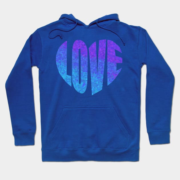 Love in heart shape Hoodie by GreenZebraArt